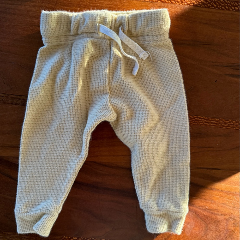Quincy may yellow pants 0-3